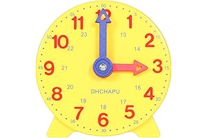Student Learning Clock 4 Inch Time Teacher: Perfect for Teaching Kids to Tell Time