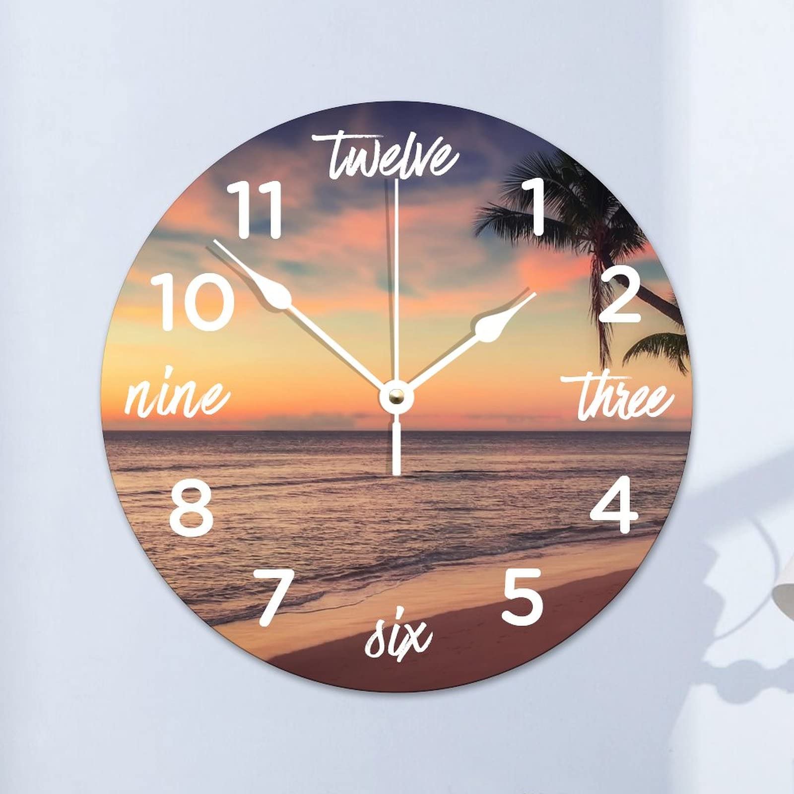 Horloge murale en bois sans tic-tac : résolvez les bruits nocturnes dans votre intérieur