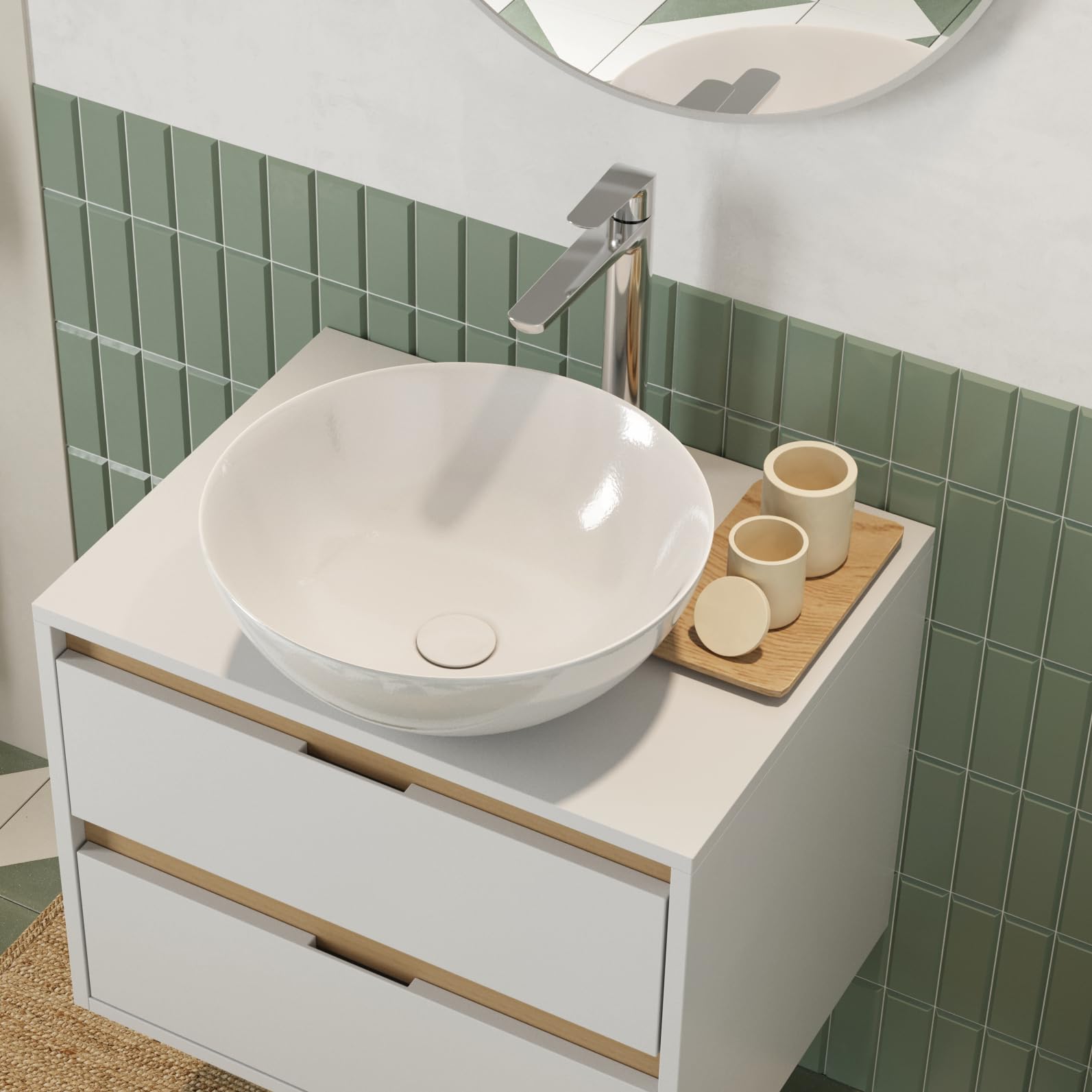 ECOLAM kran wysoka bateria łazienkowa Clever armatura chrom TOP jakość