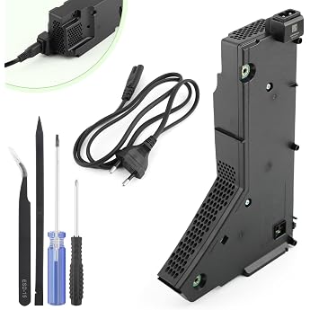 RongZy For PS5 ADP-400DR / ADP-400ER Power Supply Replacement for PlayStation 5 PA-1401-JT20 Internal Power Source with AC Adapter Console Accessories with Repair Tools