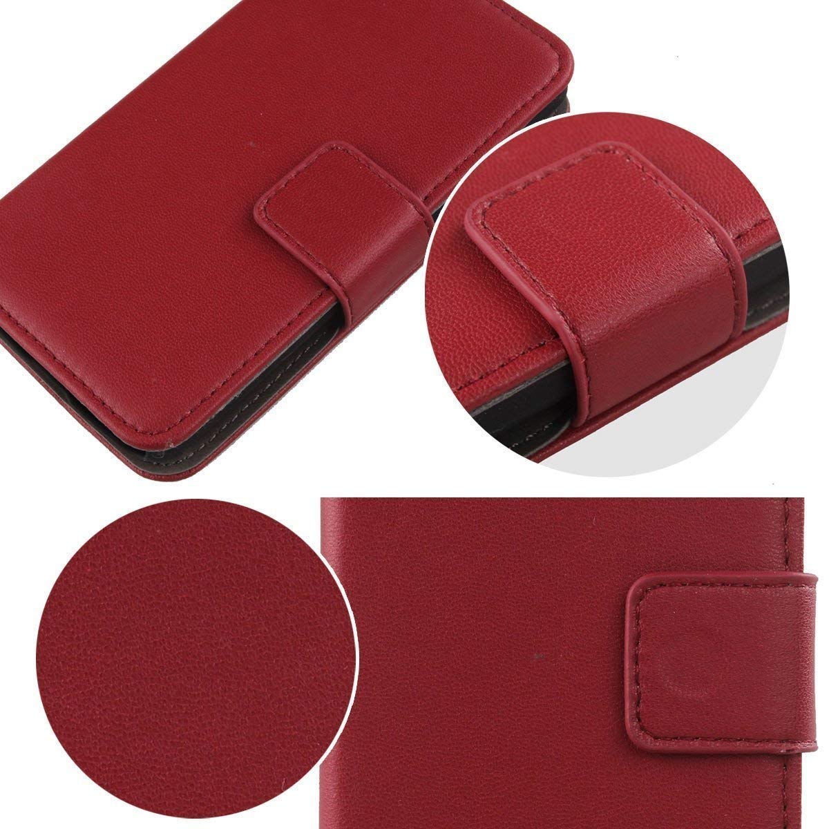 Custodia Portafoglio In Pelle PU Per Yezz Art 2 PRO 6.53: Cover Flip Protettiva Con Supporto (Blu)