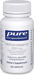 Pure Encapsulations Methylcobalamin 1000 mcg | Advanced Vitamin B12 to Support Health* | 60 Capsules