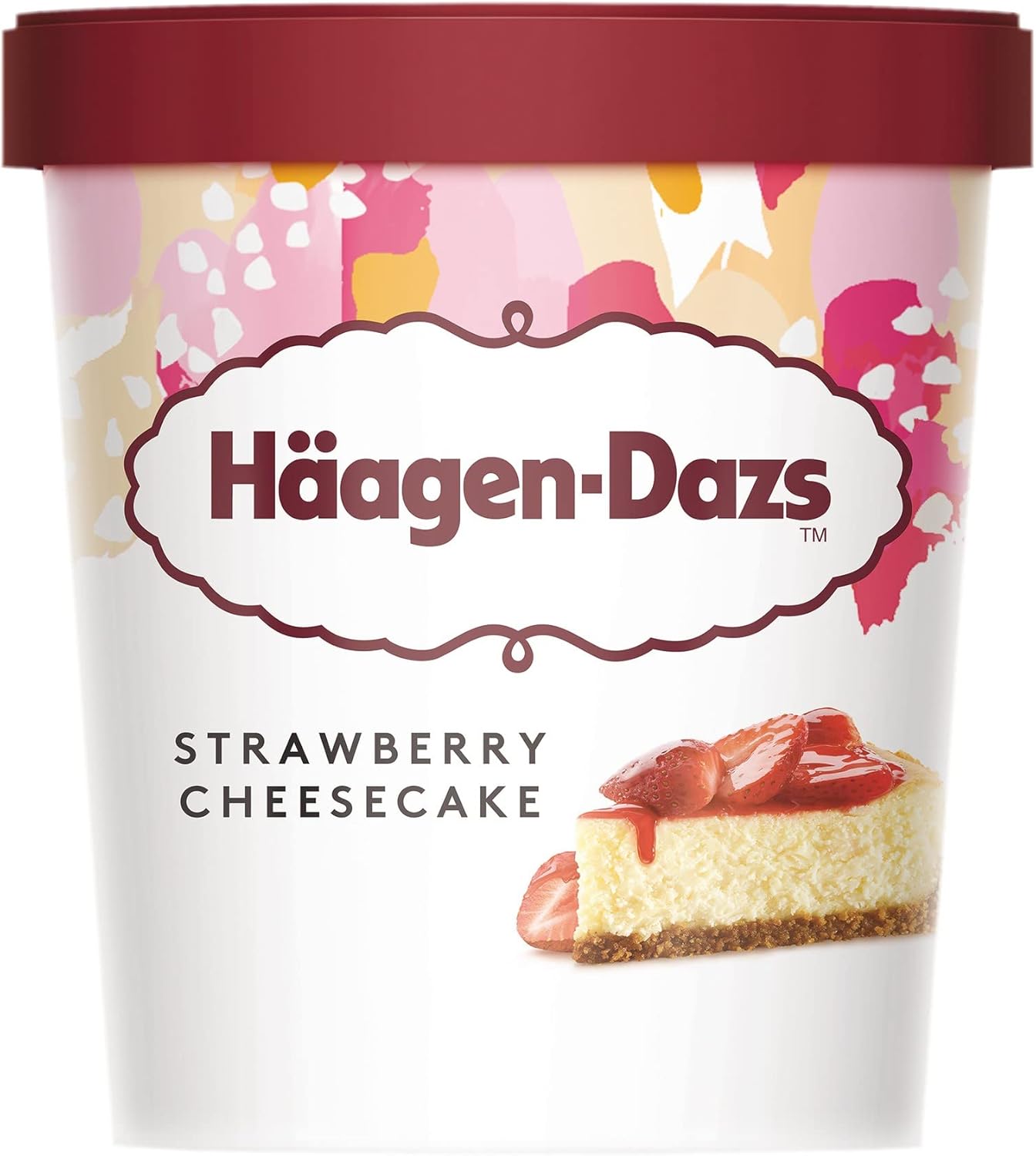 Häagen-Dazs Helado con Strawberry Cheesecake Tarrina, 460ml (Congelado)