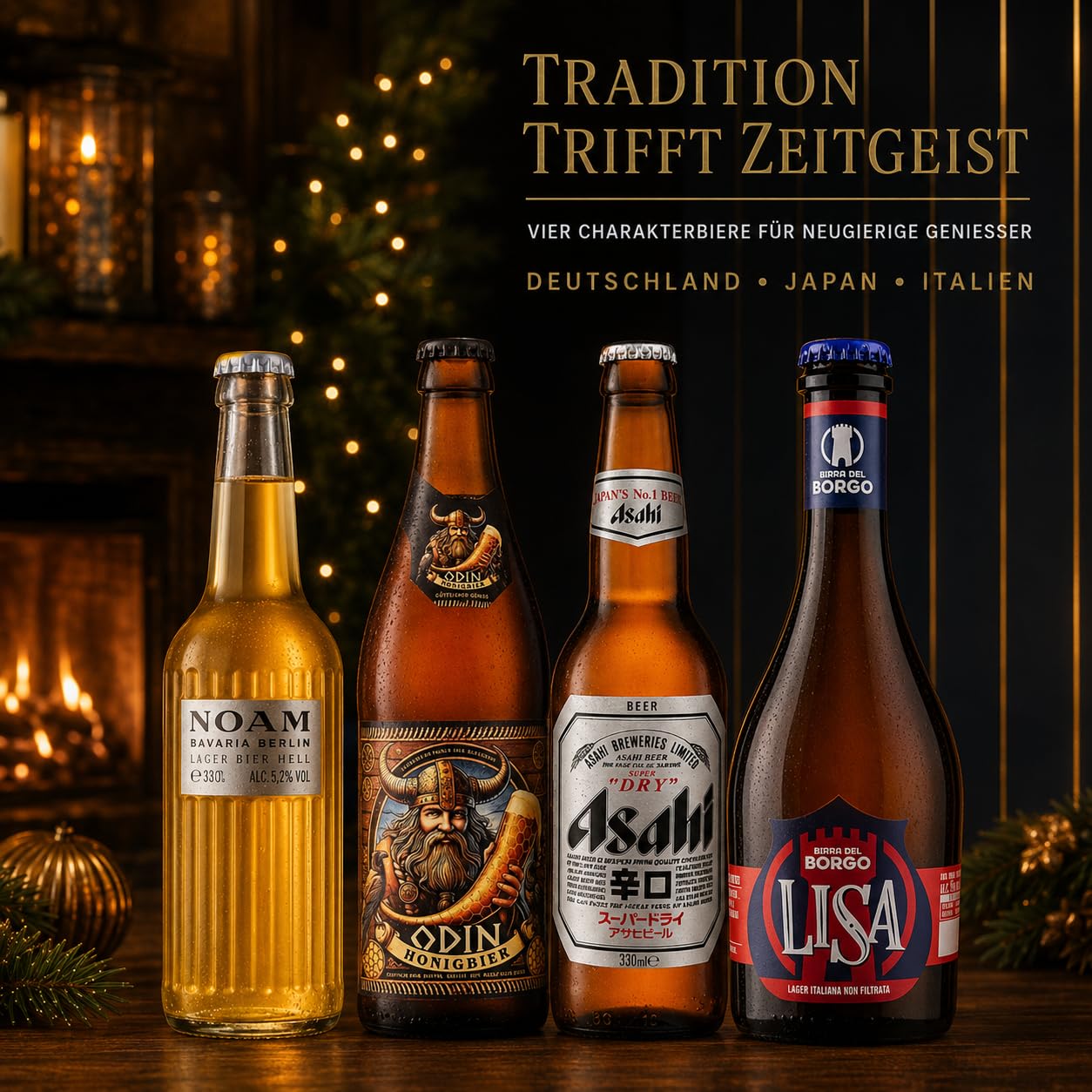Internationaler Bier Weihnachtskalender Adventskalender 24 Biere