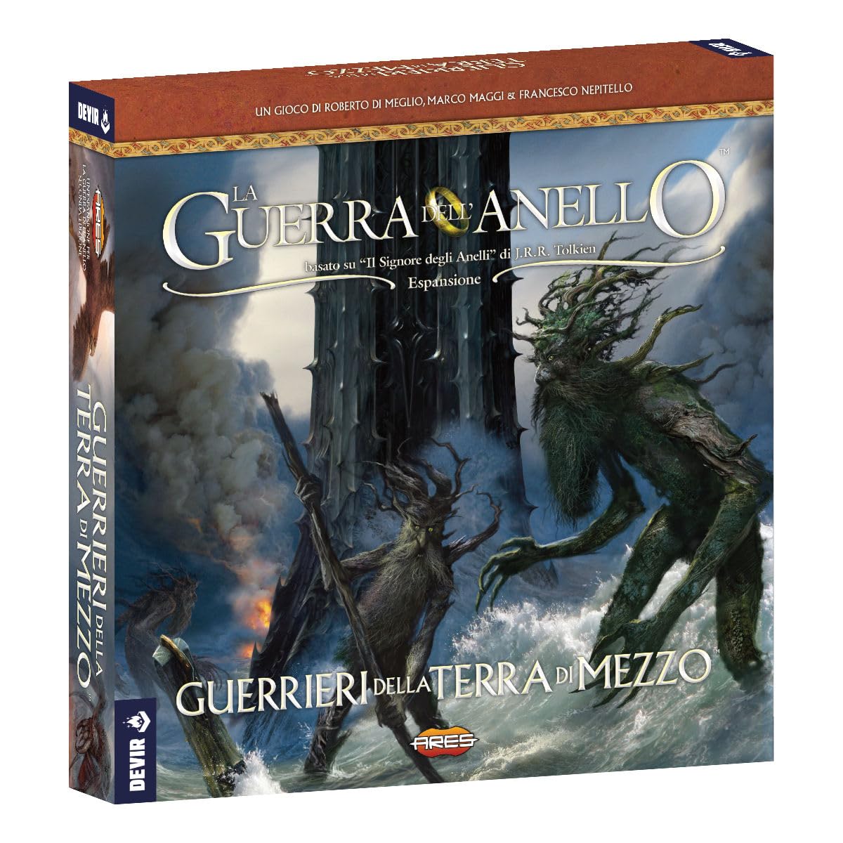 LA Guerra DELL'ANELLO : GUERRIERI della Terra di Mezzo Espansione Gioco da Tavolo Italiano