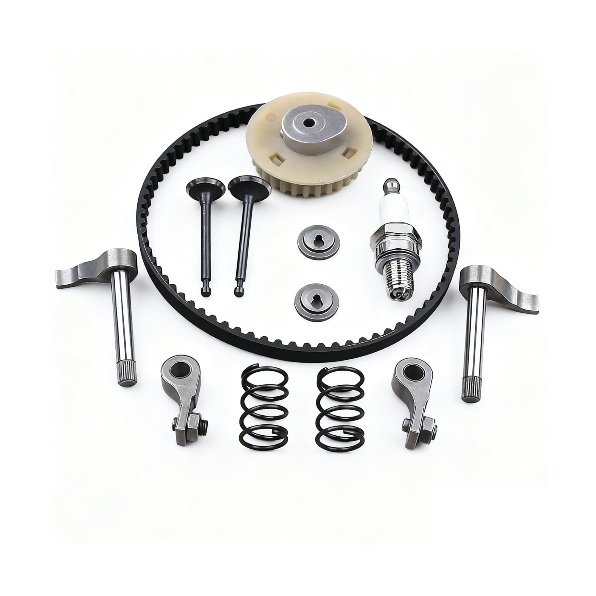 Kit de Correa de distribución y polea de árbol de levas for cortacésped Compatible con GX35, GX35NT, HHT35S, UMK435, desbrozadora de 4 Tiempos