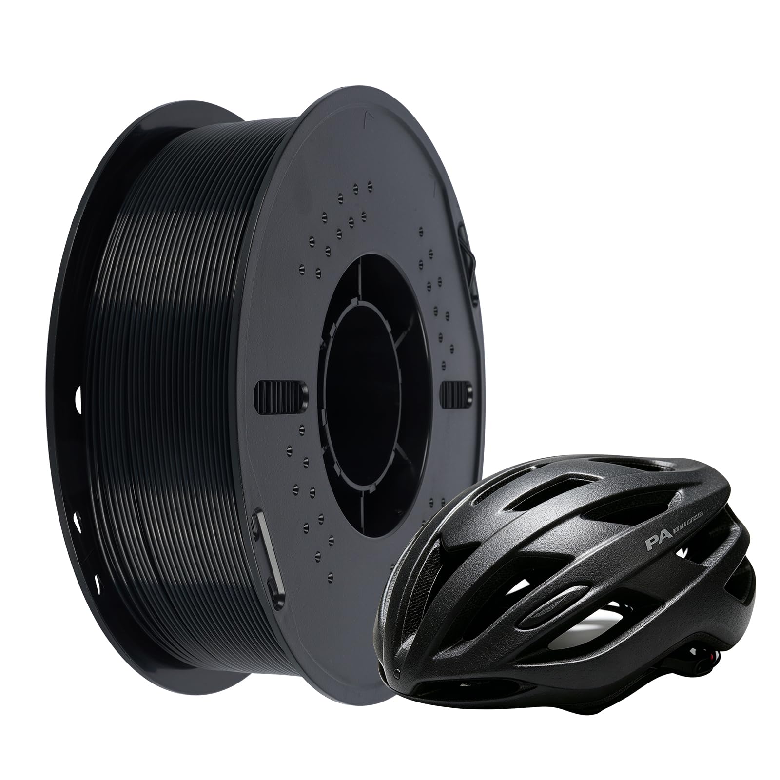 Kingroon Filamento de nailon para impresora 3D, precisión dimensional +/- 0,03 mm, carrete de 1 kg (1 kg), 1,75 mm, color negro