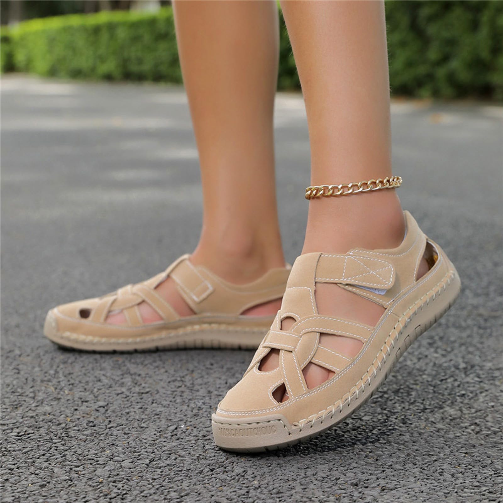 WWricotta Sandali outdoor unisex con tomaia in mesh, leggeri, per camminate e avventure estive