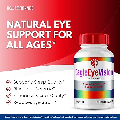 Miniatura 6 de Eagle Eye Vision - Cápsulas de suplementos para la salud ocular, píldoras vitamínicas oficiales de Eagle Eye Vision - Máxima fuerza, todo natural