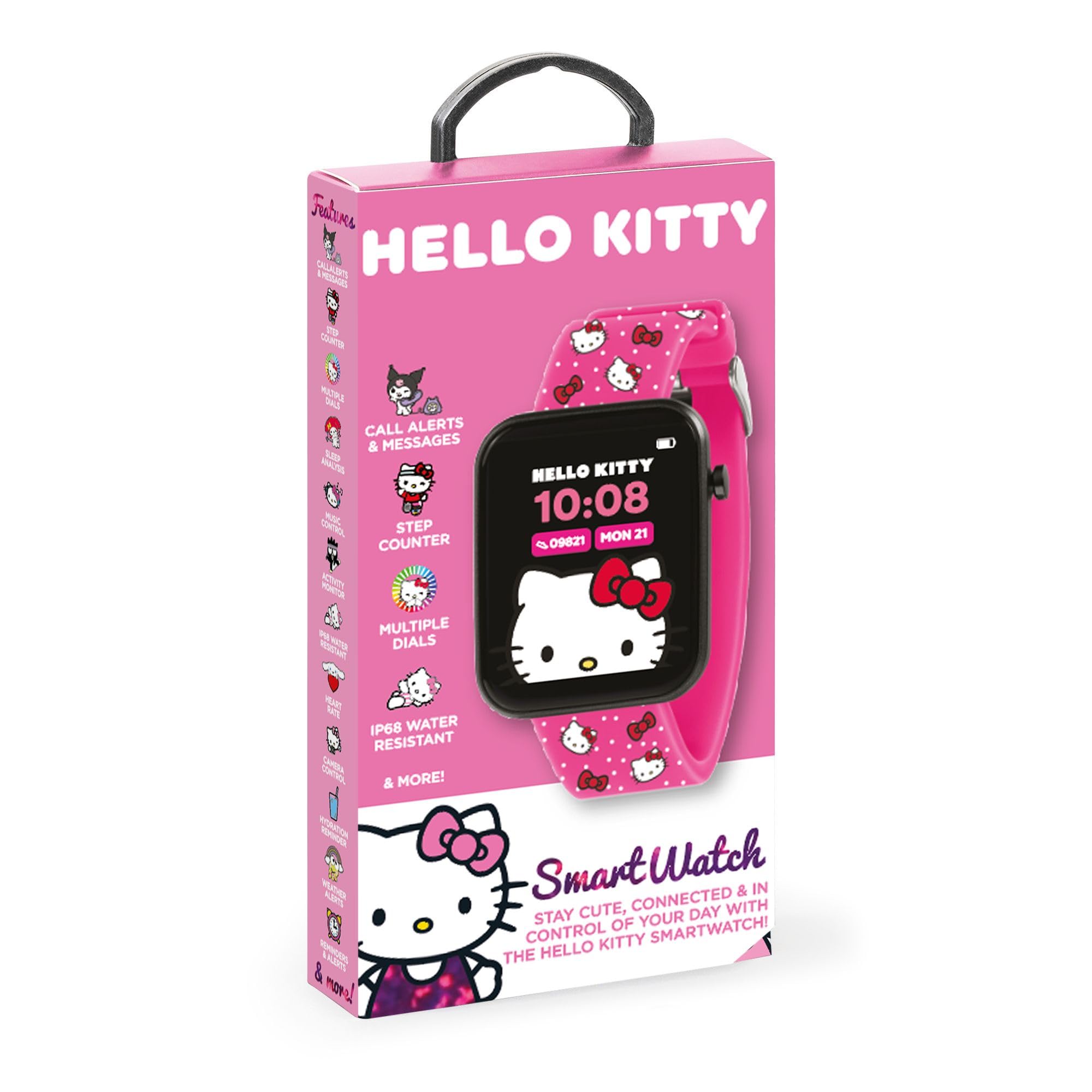 Hello Kitty - Orologio interattivo da ragazza con cinturino stampato