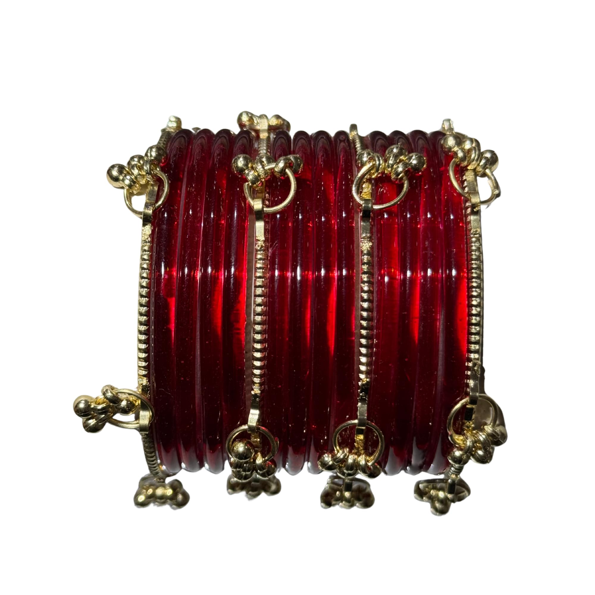 Mushroom(jelly Bangles) Chudi for Women & Girls | Jelly Style Colorful Chudi Bangles Set | Traditional Stylish Chudi Set for Girls & Women |Bangle Set for 12 and 4 Ghangharoo-image-28