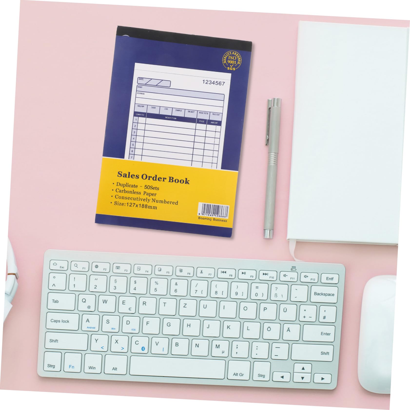 ABOOFAN 5 Piezas Libro de Órdenes de Venta para Pequeñas Empresas de Partes Libro de Recibos de Órdenes de Venta para Gestión y Seguimiento de Compras