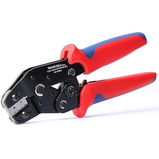 Yangoutool SN-28B Wire Crimping Tool and Terminal Crimper Working for 28-18 Awg(similar to 0.1-1mm²) Dupont Pins
