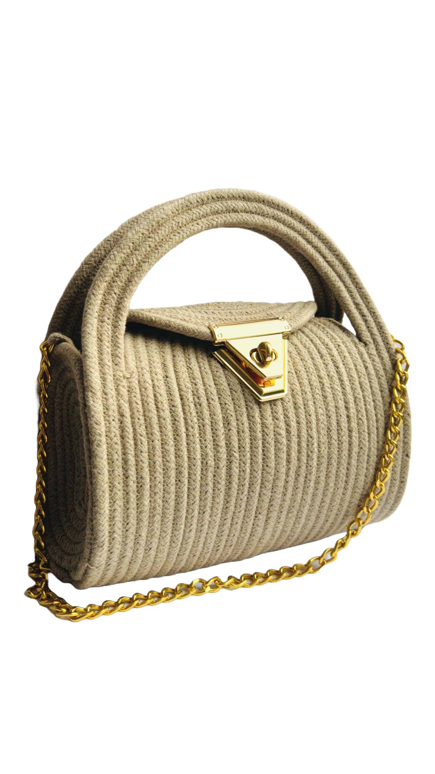 Macrame Handmade Cotton Boho Sling/Clutch Bag Fashion Gift Handbag for Women and Girls-image-37