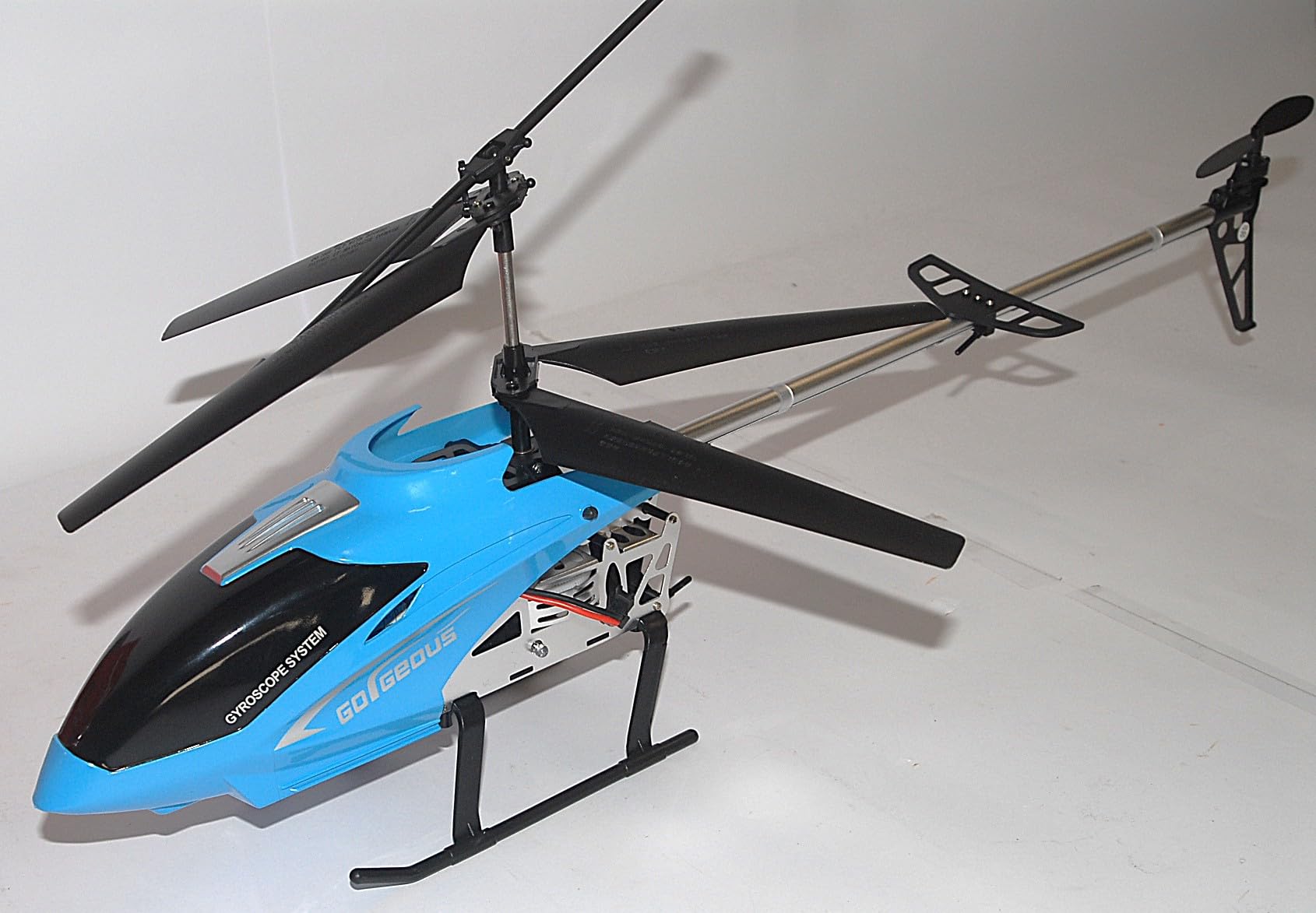 Elicottero Radiocomandato XXL 70 cm AiJH Blu 2.4GHz – Elicottero RC con Giroscopio 6 Assi