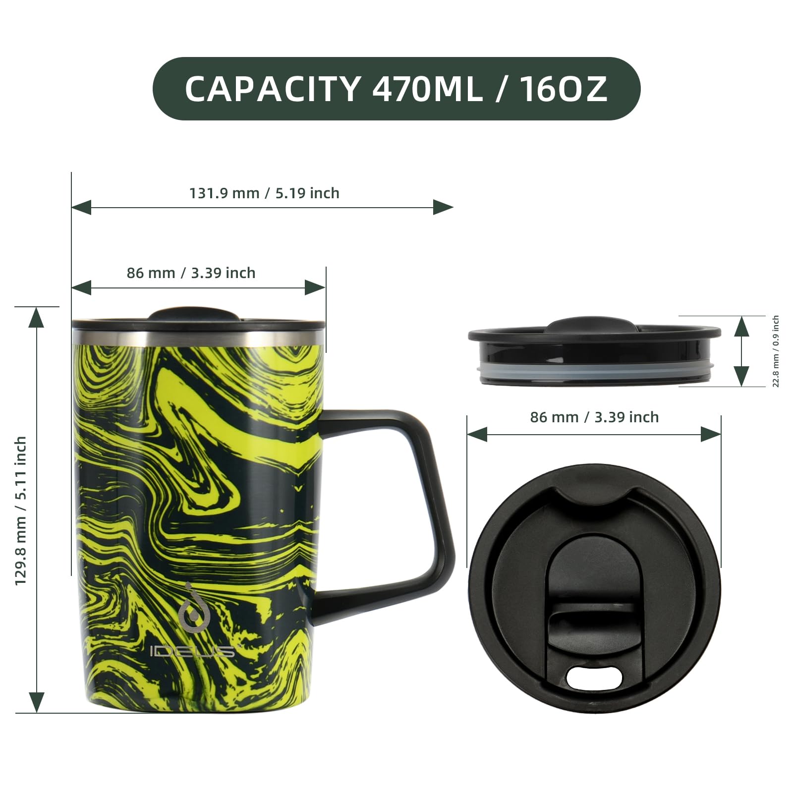 Ideus Vacuum Insulated Coffee Mug - Image 4