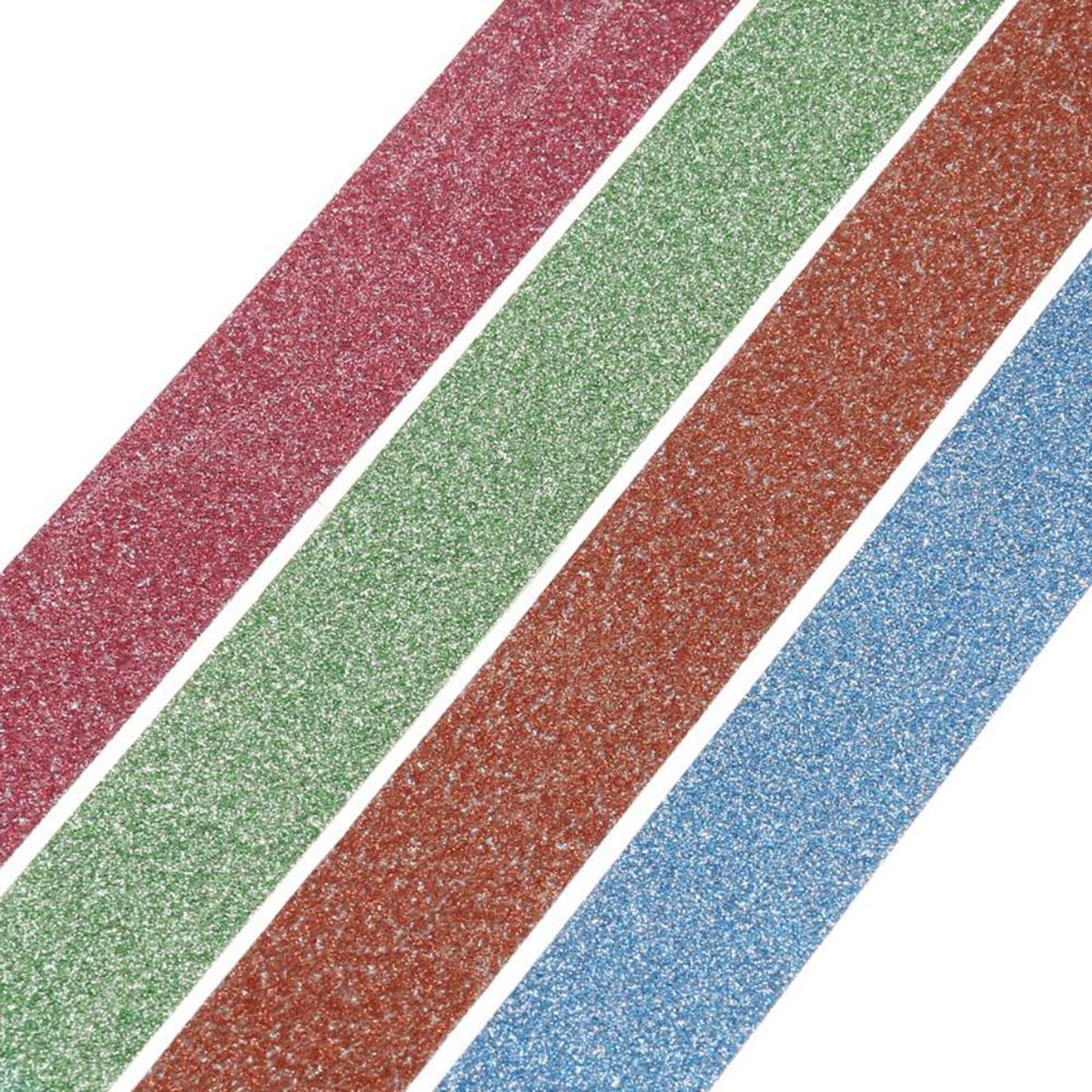 Nastro Washi Viola Glitter Olografico Effetto Lamina - 15mm X 5 Metri