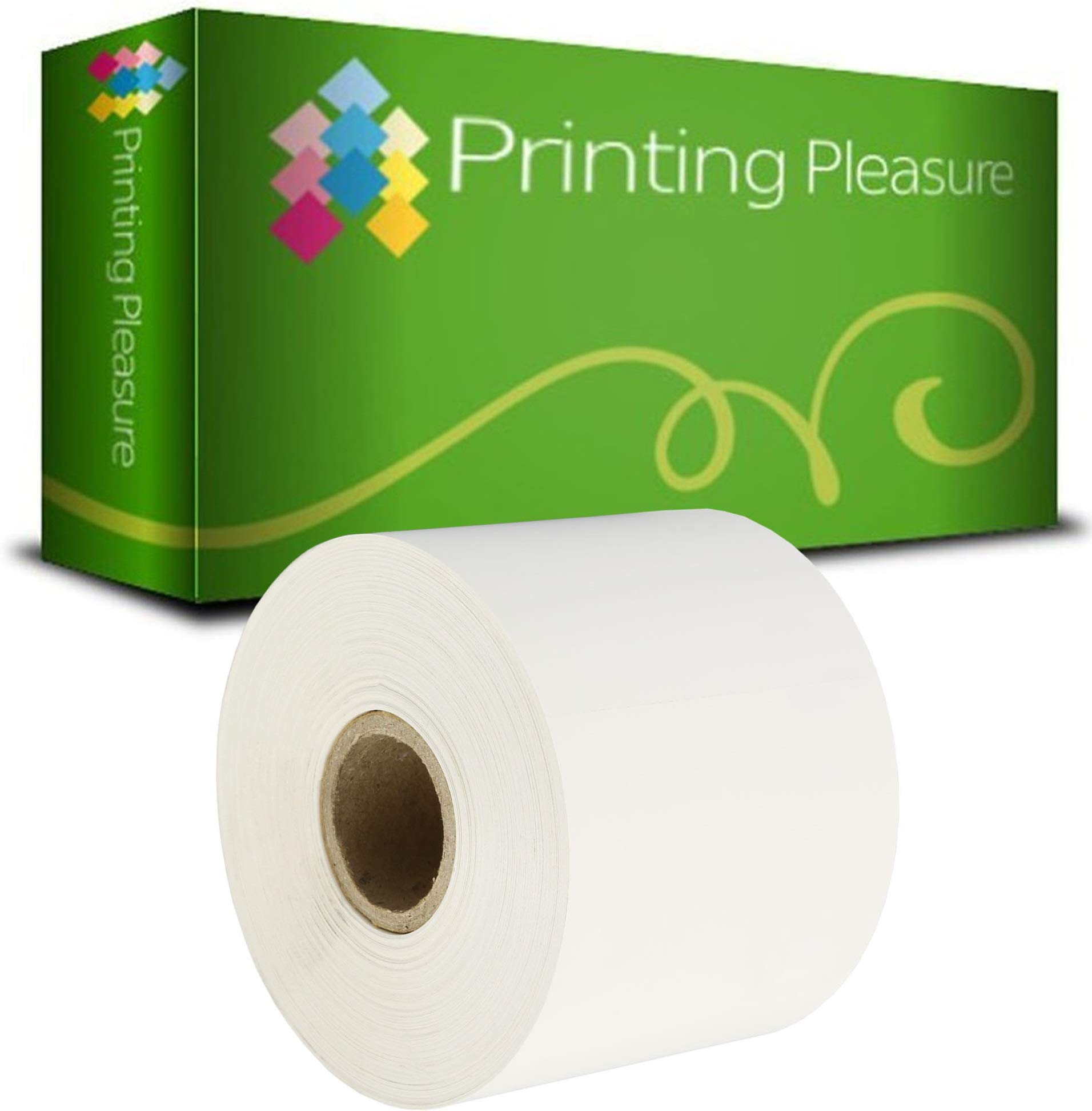 Printing Pleasure S0929110 Compatible Labels Roll for LabelWriter 4XL Label Printers | 62mm x 106mm | 250 Labels per Roll | Type: Non-Adhesive โ image 1