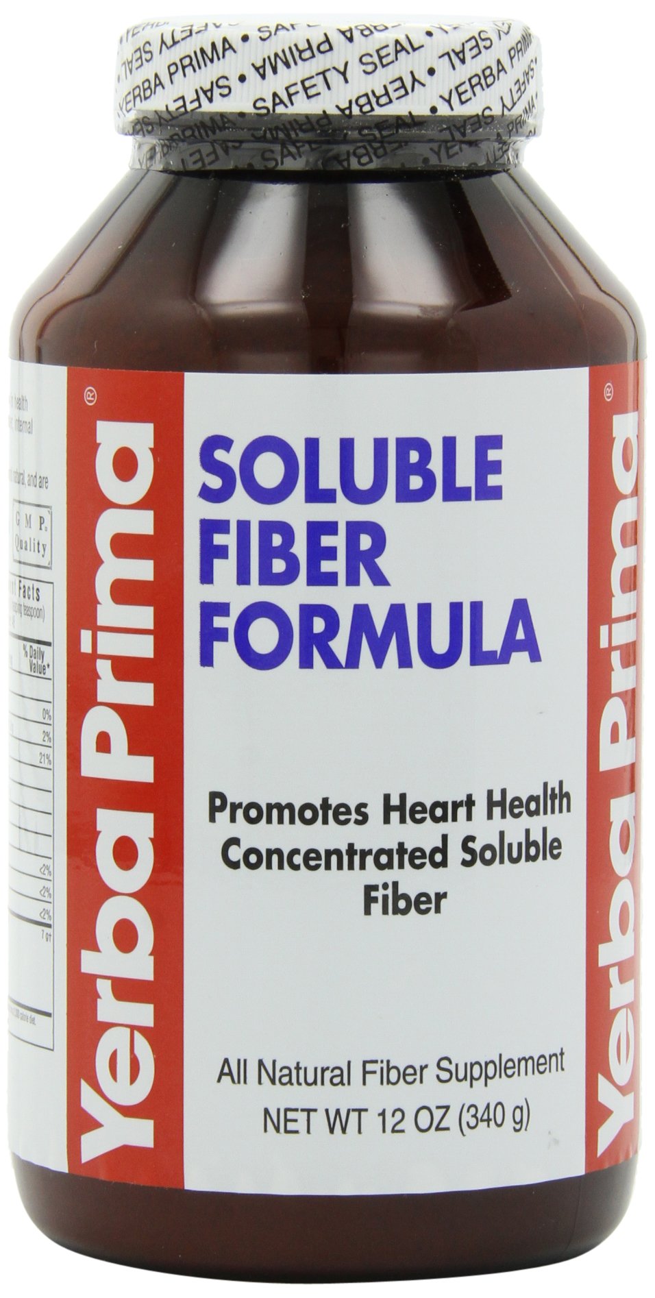 Yerba Prima Soluble Fiber Formula Powder, 12-Ounce