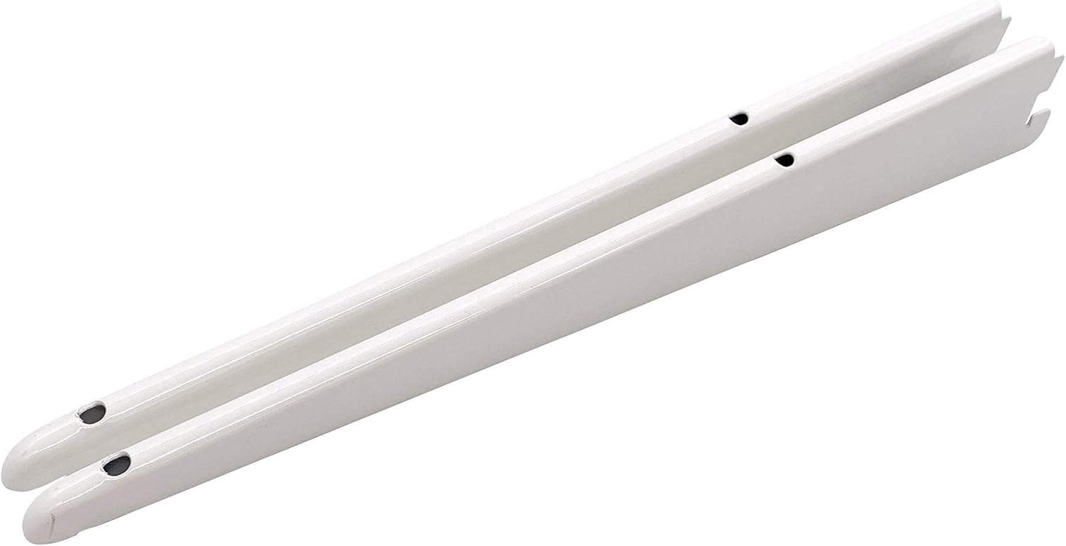 EAI 370mm Twin Slot Wall Mounted Shelving Bracket White Pack of 2 (2) Amazon.co.uk DIY & Tools