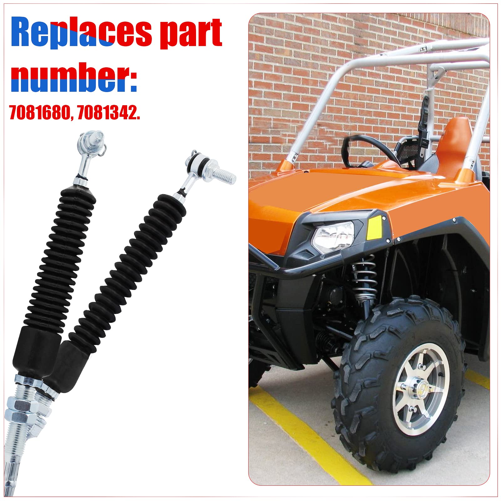 Schaltkontrollkabel kompatibel für Polaris 7081680 7081342 RZR Razor 800 alle Modelle UTV Gear Selector S EFI INTL 2008 2009 2010 2011 2012 2013 2014