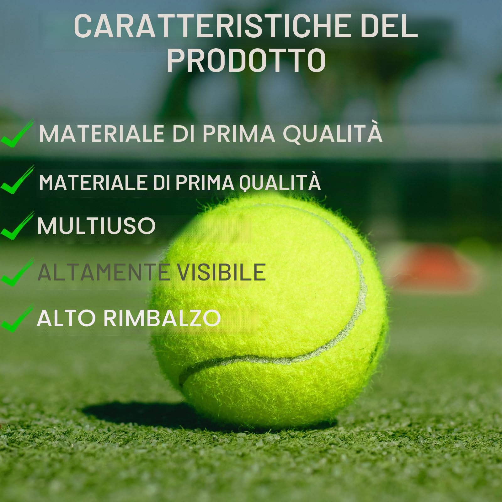 SHYUJAJIE Palline da tennis, confezione da 20 palline da tennis per allenamento, ad alta elasticità, per principianti, esercizio fisico per cani