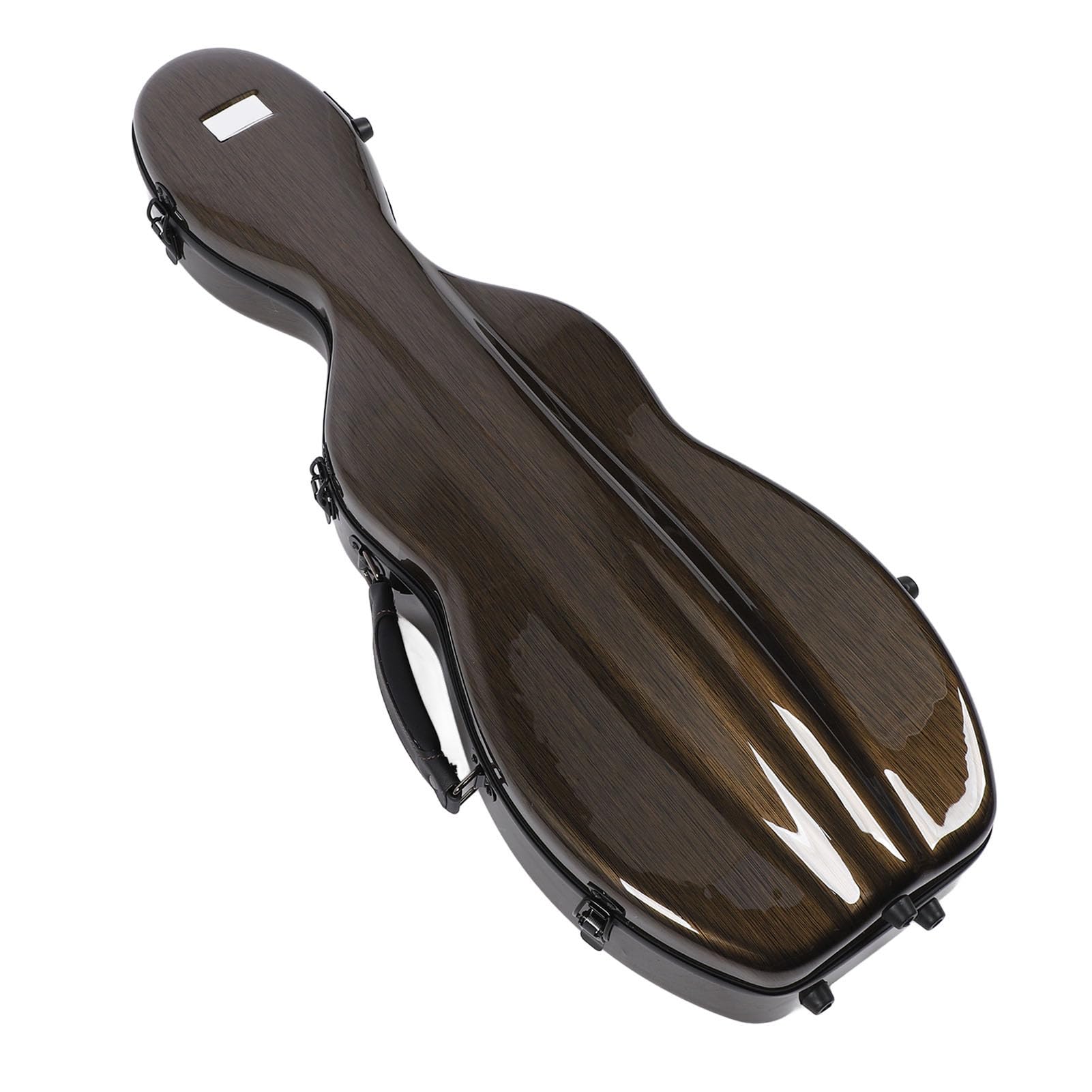 Custodia per Violino in Fibra di Carbonio Design Portatile Ultraleggero con Igrometro per Principianti e Professionisti