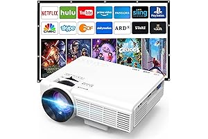 DR. J Professional Mini Projector: Home Movie Theater Experience on the Go