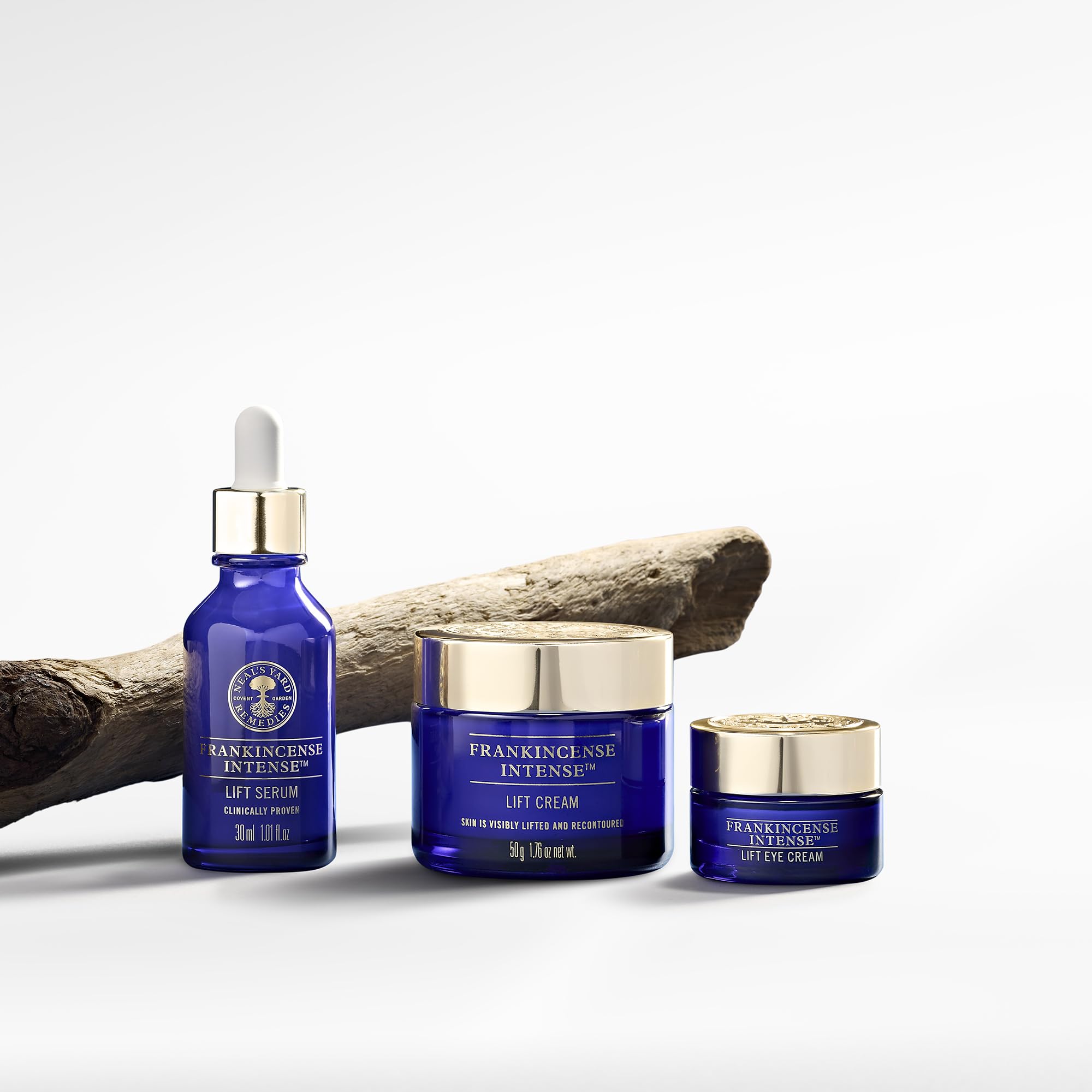Neal's Yard Remedies Frankincense Intense Lift Eye Cream, Age Defying Eye Cream with Hyaluronic Acid & Caffeine, Vegan & Cruelty-Free, 0.50 fl. oz.
