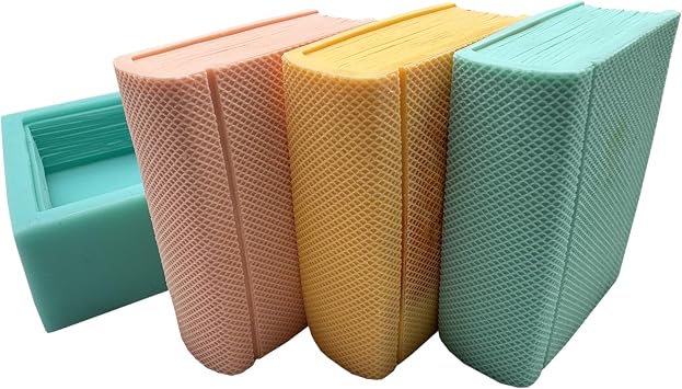Two Books Silicone Soap Mold,Handcrafted Candle Wax Molds, DIY Chocolate Mousse Cake Ice Jelly Silicone Mold, Decorative Gypsum Resin Craft Mould
