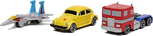 Miniatura 1 de Jada Transformers G1 Nano - Paquete de 3 autos fundidos a presión de 1.65 pulgadas, juguetes para niños y adultos