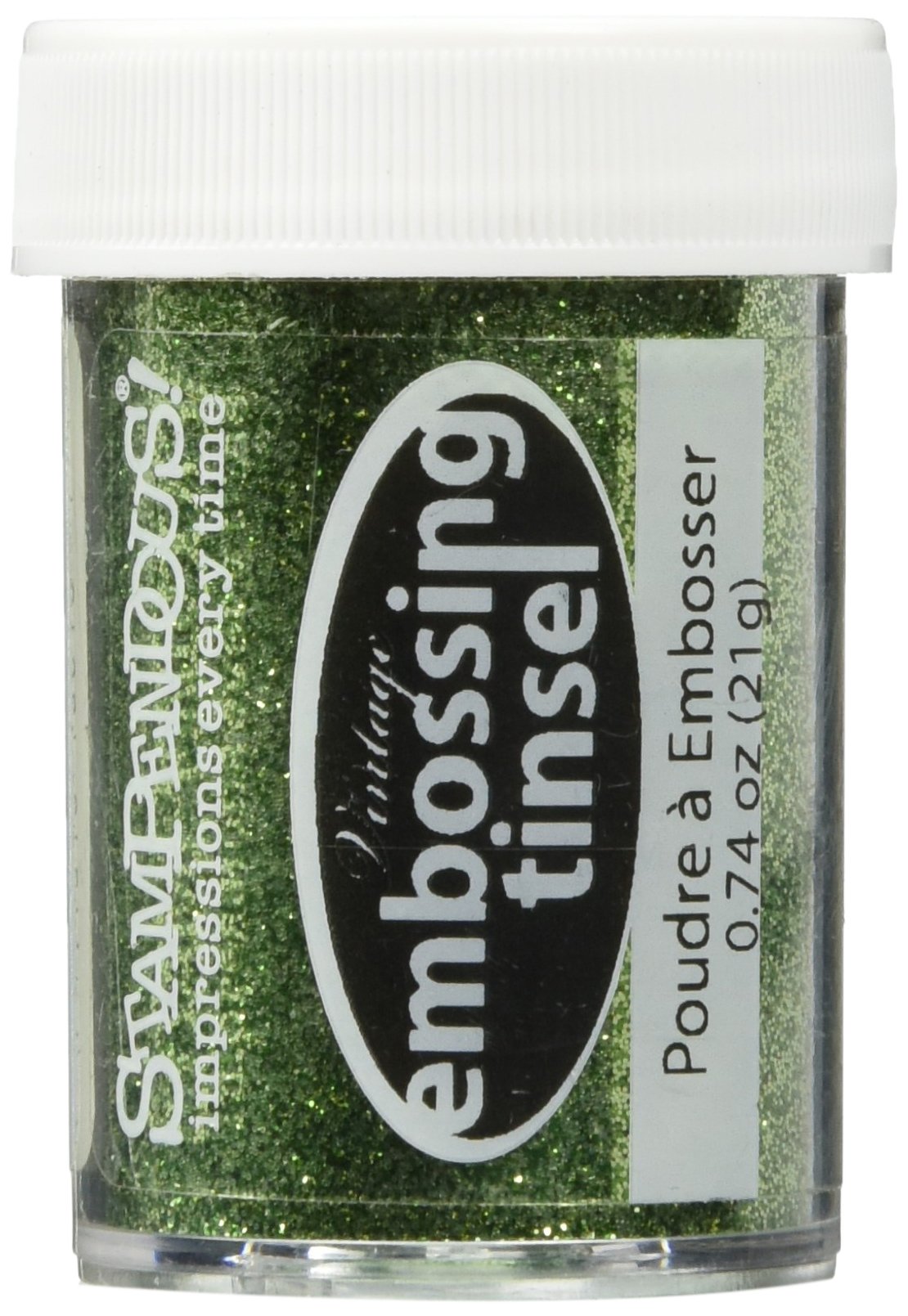 Stampendous Vintage Tinsel Embossing Powder-Olive