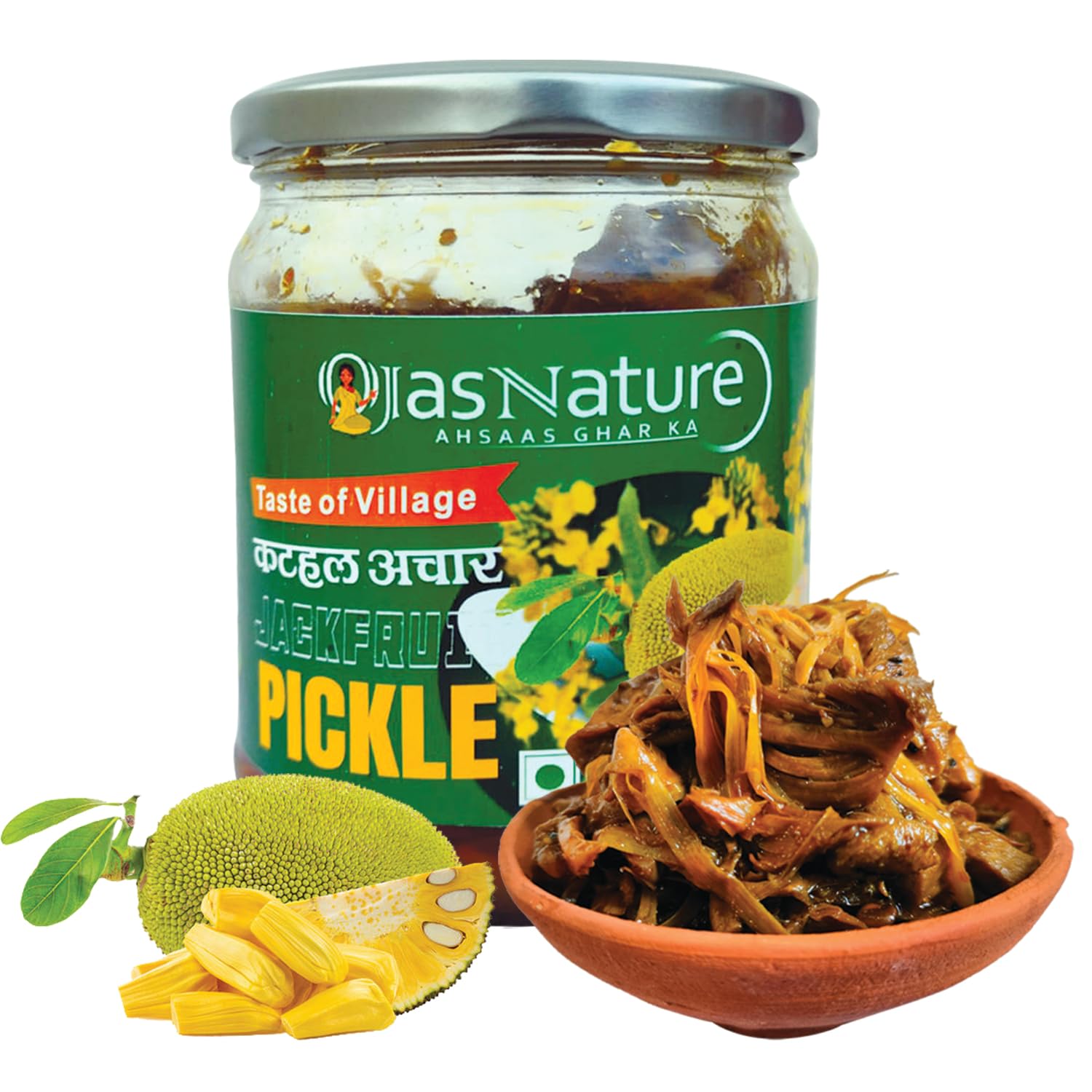 Ojas Nature Kathal Ka Achar,400g | Home Made Jackfruit Pickle, 400 g Glass Jar | Sun-Dried, No Preservatives (B0C2Q8B1TN) Amazon Price History, Amazon Price Tracker