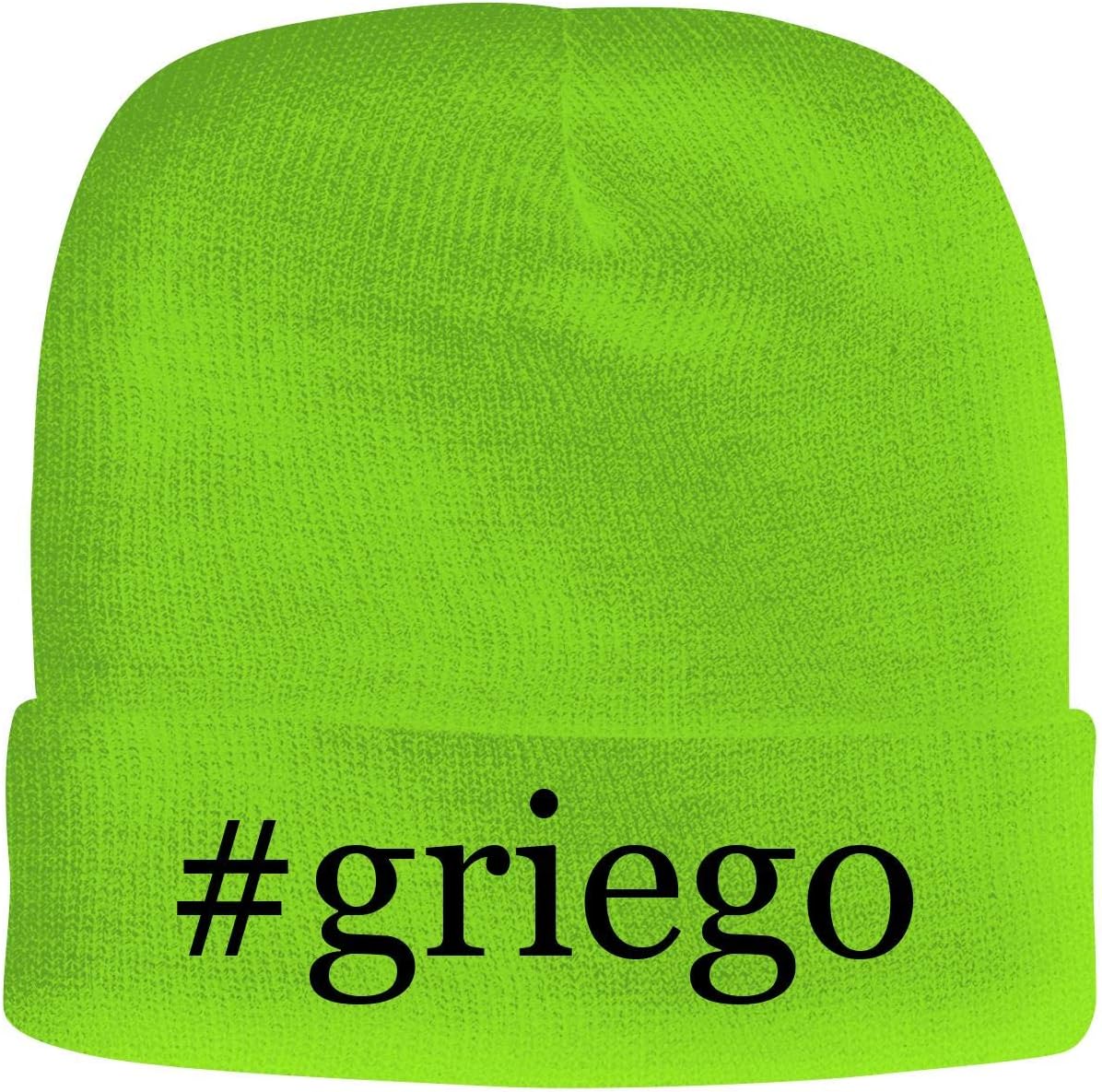 BH Cool Designs #Griego - Men's Hashtag Soft & Comfortable Beanie Hat Cap