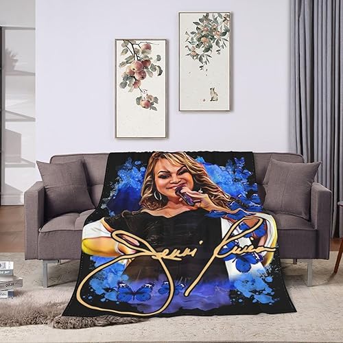 Miniatura 6 de Jenni Singer Rivera - Manta de franela polar para todas las estaciones, cálida y ultrasuave, manta casual para cama, sofá, cama, sofá o dormitorio,
