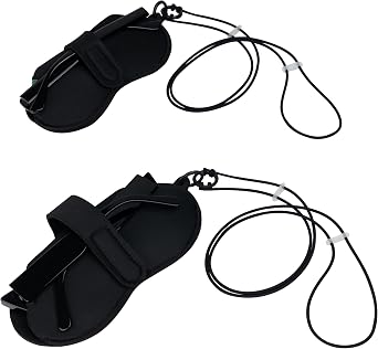 SANDIAN Sunglasses Eyeglasses Holder Pouch Cover, Super Light, Floats on Water for Anti-Lost, Summer Style, Neck Around Strap