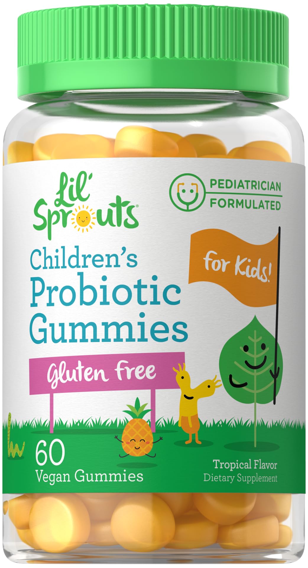 Carlyle Kids Probiotic Gummies with Prebiotic Fiber | 60 Count