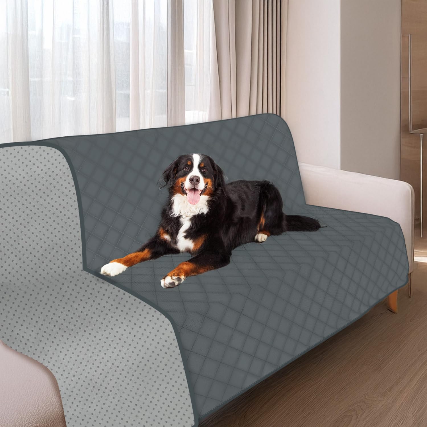 Nobleza Waterproof Dog Blanket, Reusable Pet Blanket, Washable and Non-Slip Dog Mat, Furniture Protector for Sofa and Bed, 208 x 157 cm
