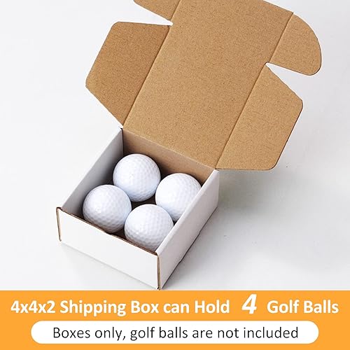 Miniatura 4 de Eupako Cajas de envío pequeñas de 4 x 4 x 2 pulgadas, paquete de 50 cajas de cartón corrugado marrón para embalaje de pequeñas empresas, caja de