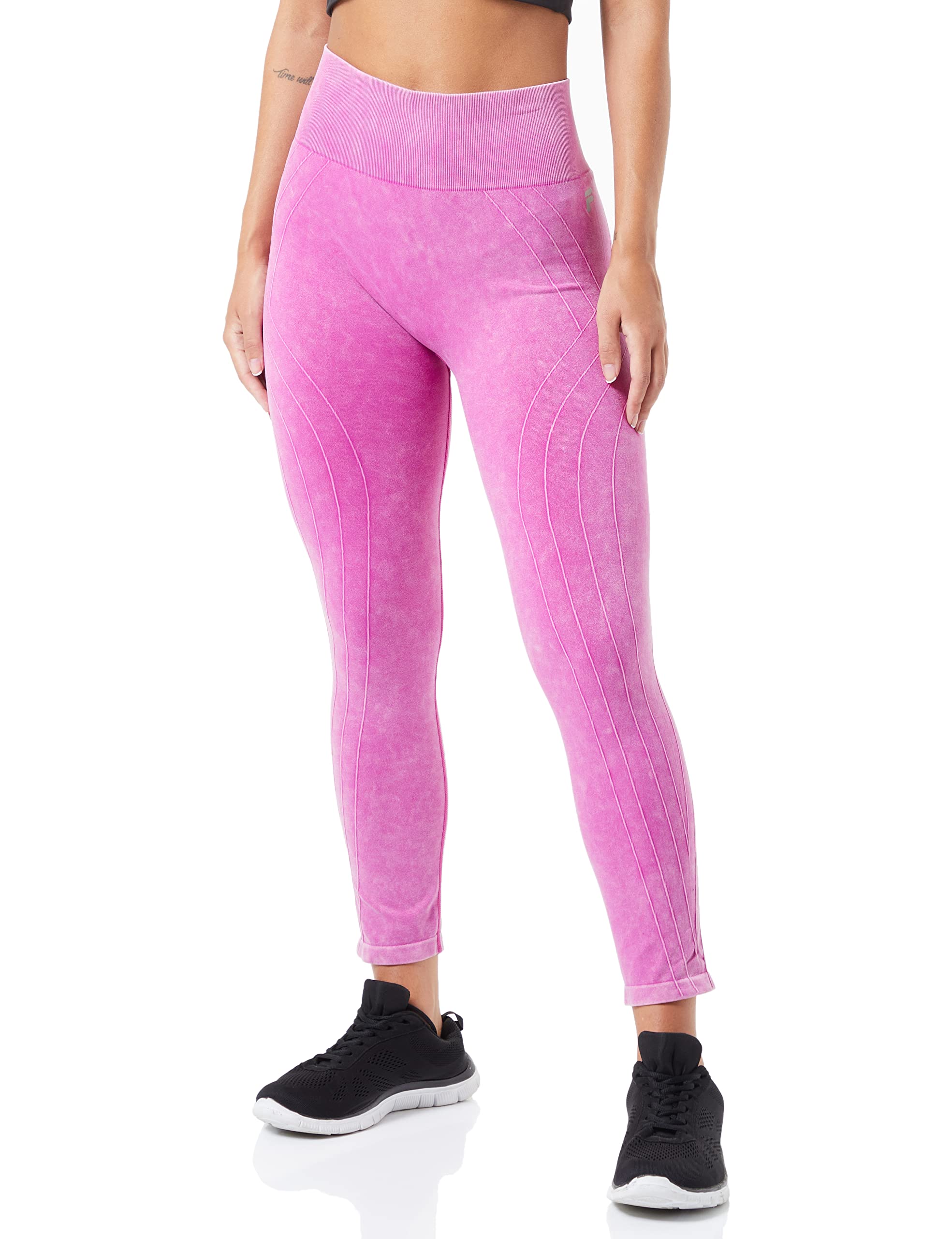 FILA Radom Bezszwowe Legginsy Z Wysokim Stanem 7/8 - Spodnie Kobiety