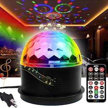 disco light and speaker
