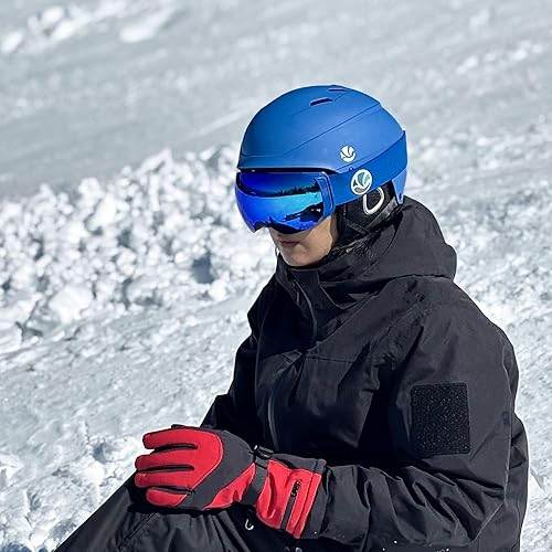 Miniatura 5 de VANRORA Gafas de esquí Pro, lentes intercambiables sin marco, para snowboard, 100% protección UV, antiniebla, para hombres, mujeres y jóvenes