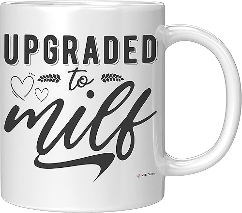 Taza de café divertida para mamá, 11 onzas, color blanco