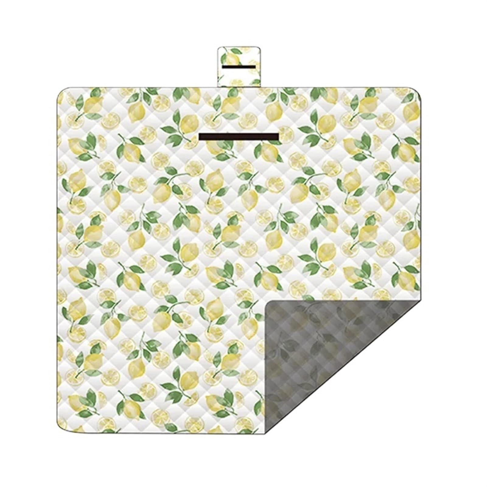 Esterilla de pícnic de 200 x 200 cm, Impermeable, Resistente a la Humedad, Plegable, for pícnic, Arena, Playa, Acampada, Actividades al Aire Libre Manta para Pícnic Jardín(Mix Color)
