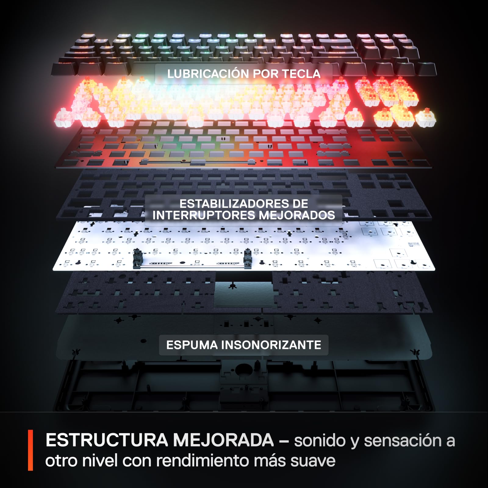 SteelSeries Apex Pro – Teclado Gaming Magnético Mini con Switches OmniPoint 3.0, Actuación Ajustable, Features Exclusivas Rapid Trigger + Rapid Tap + Quickset, Pantalla OLED (Layout US-QWERTY)