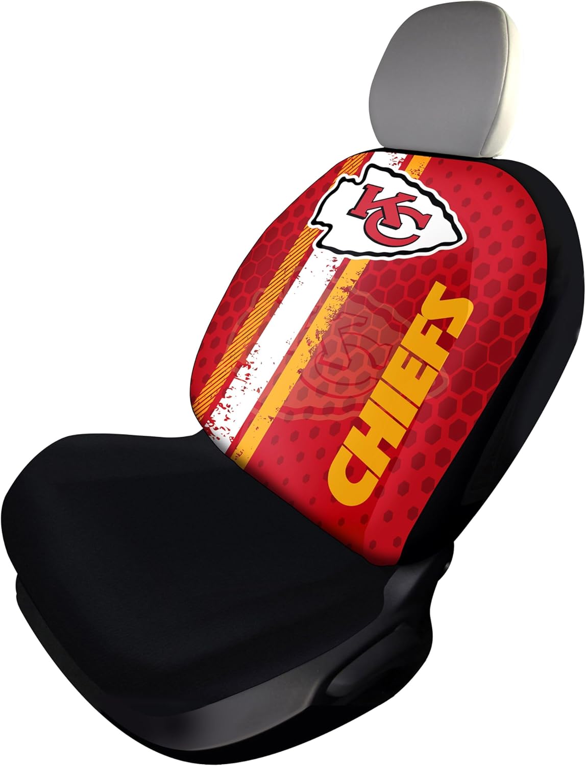 FANMATS NFL - Kansas City Chiefs SEATCOVERRALLY-Kansas City Chiefs Rally Seat Cover - Full Color Vivid Design - 1pc, Team Colors
