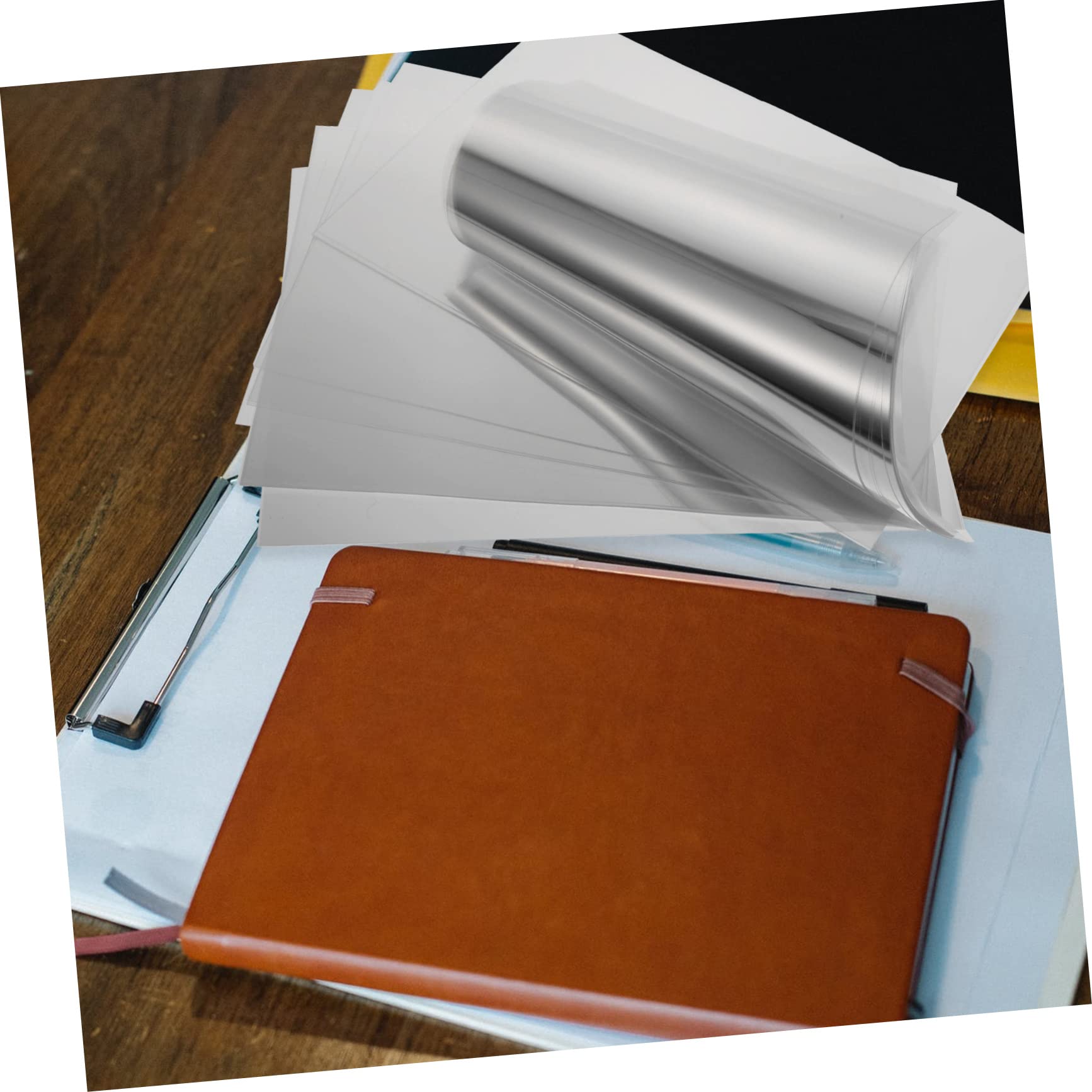 SOLUSTRE 100pcs Exposure Film Transparency Film Accessories for Transparent Sealing Film Seal Making Material Thermal Insulation Photosensitive Film Thermal Insulation Film Plastic