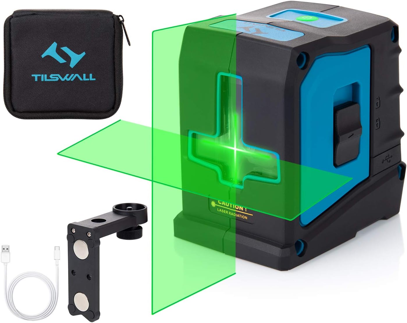 portata con laser verde