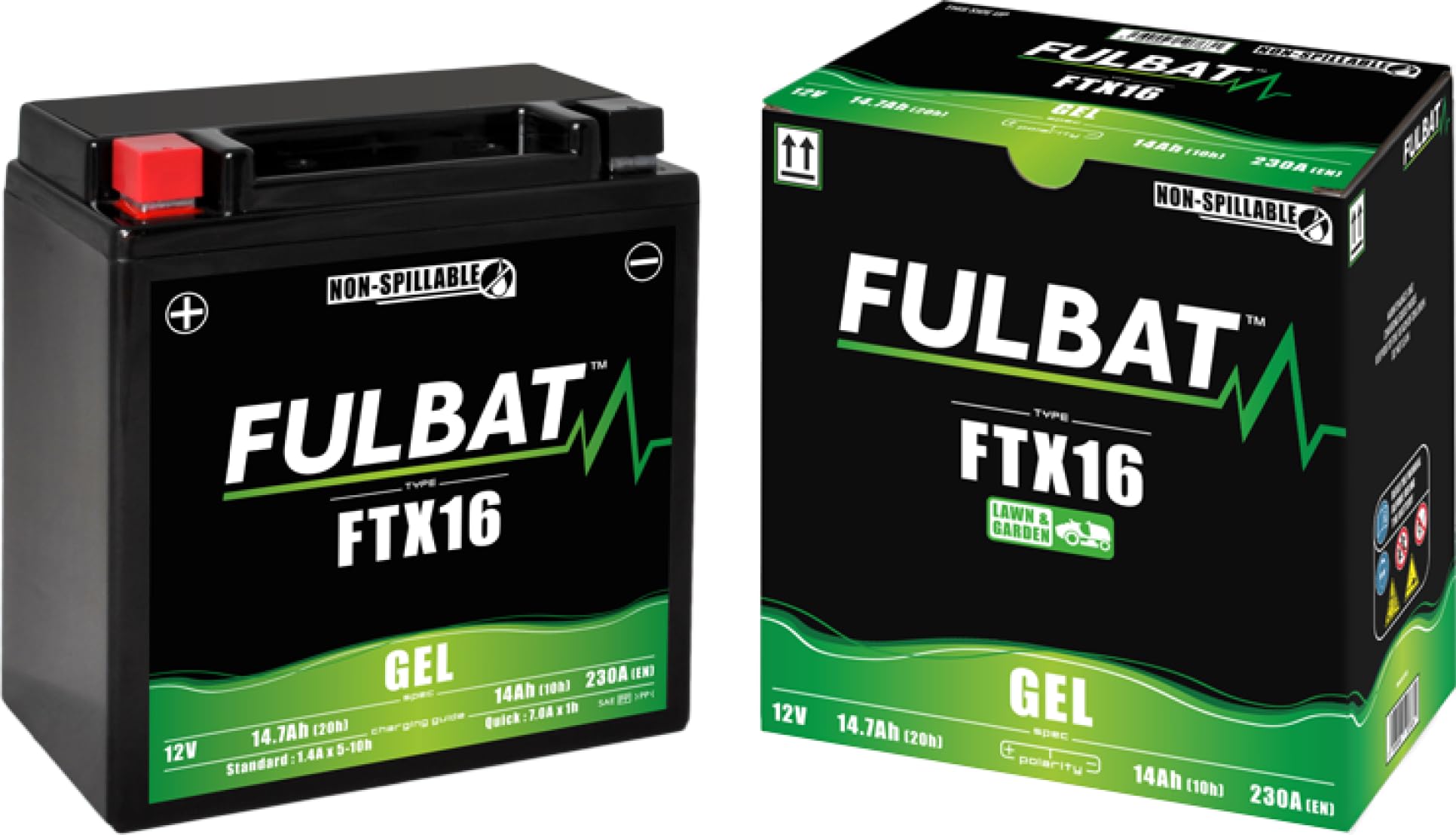 Batterie Fulbat Motoculuture FTX16 (12 V 14.7 AH