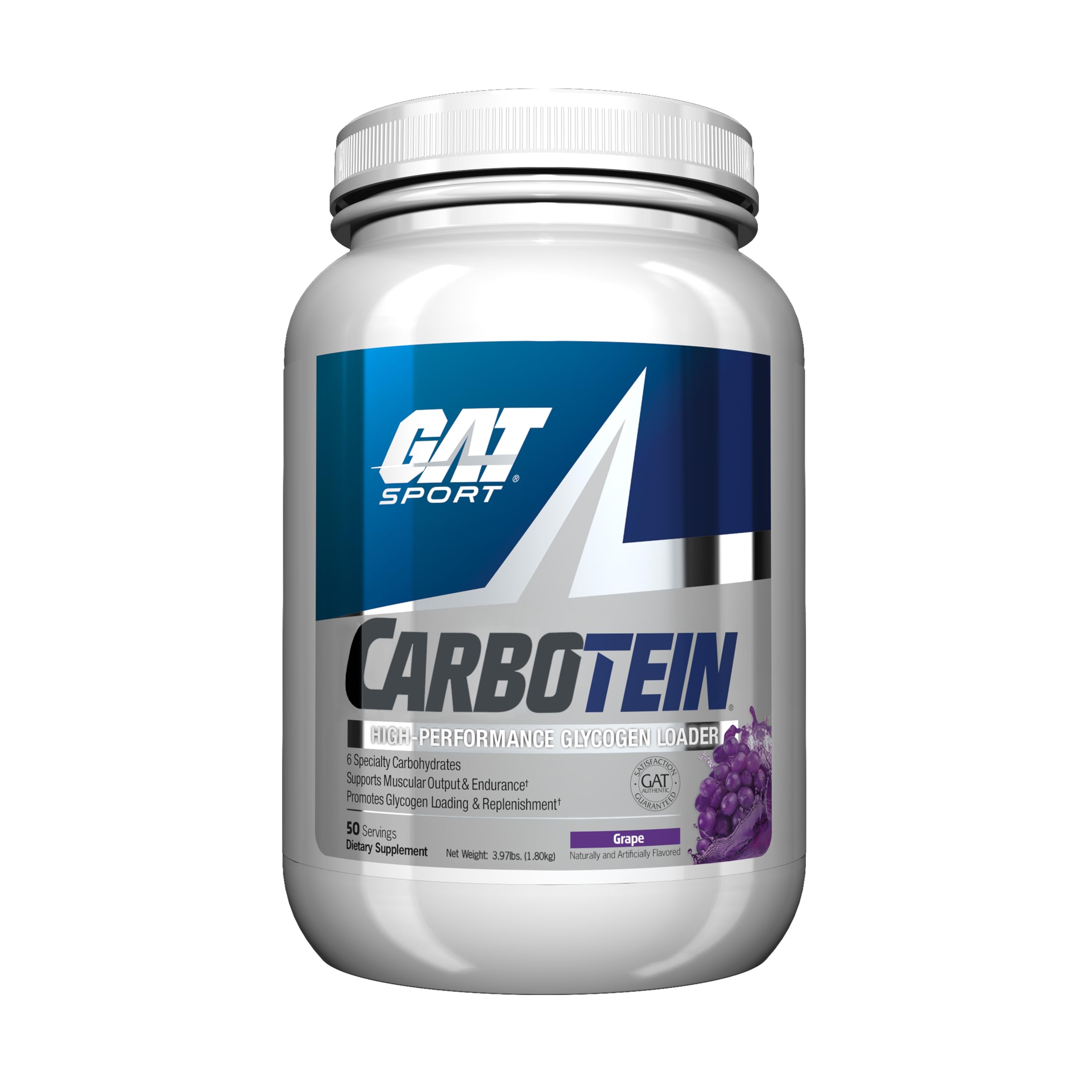 GAT SPORT Carbotein Υψηλής απόδοσης Glycogen Loader, 50 υπηρεσίες (Σπίτι)